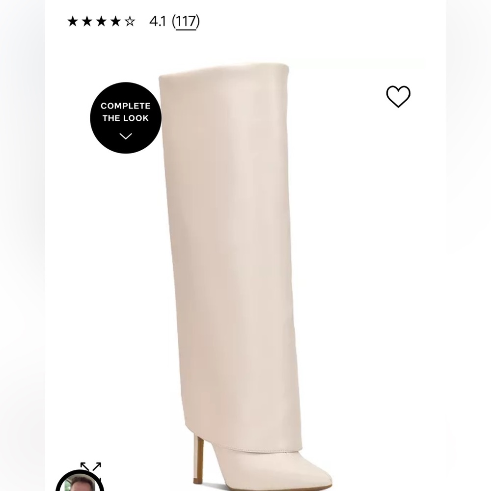 INC Skylar Fold Over Cuffed Dress Boots-Wide